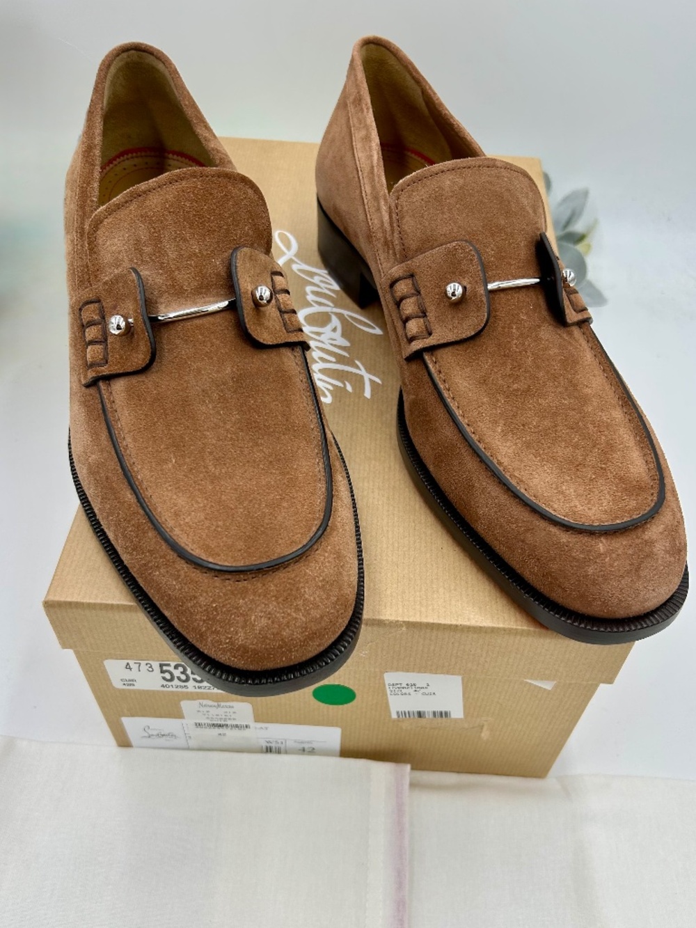 Men’s Christian Louboutin Chambelimoc Loafers.  Size 42/9 US.  Made in Italy.